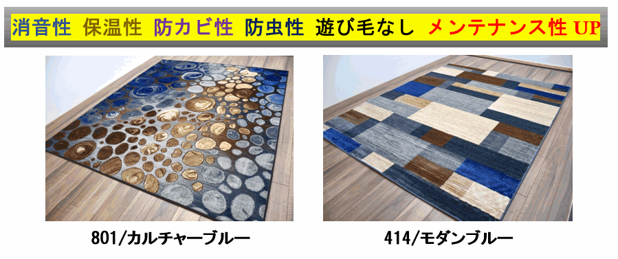 ラグ 絨毯 おしゃれ 画像