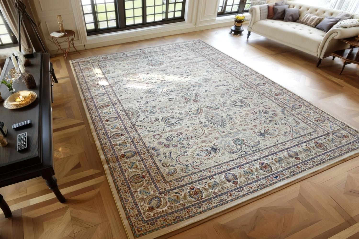 絨毯 カーペット 3畳 三畳 200×250 おしゃれ ベルギー ラグ ウール 60