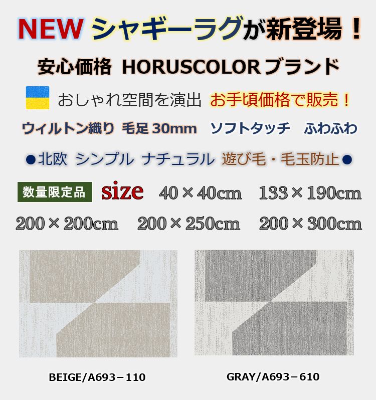 ラグ 絨毯 画像 シャギー おしゃれ