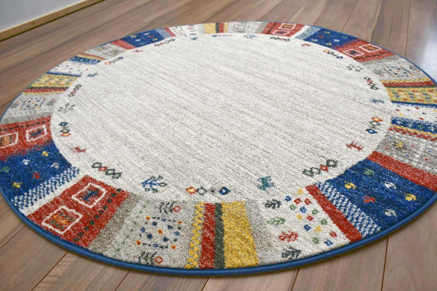 円形 ラグ 画像 絨毯