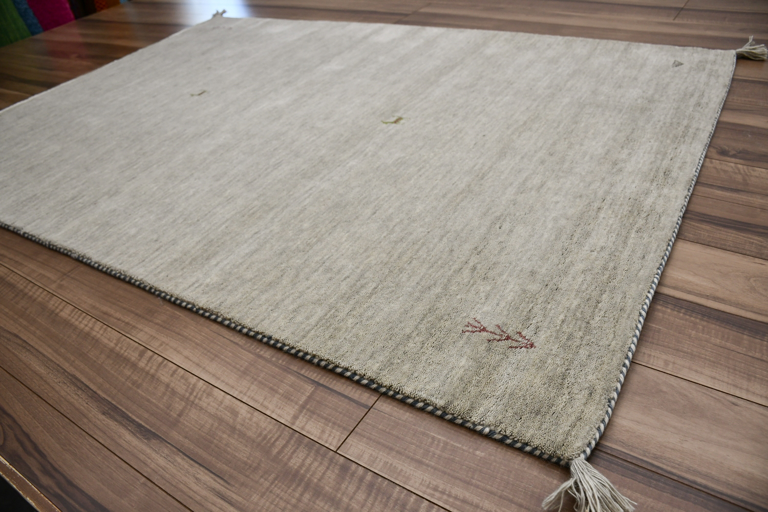 絨毯 ギャッベ 3畳 200×250 ラグ 厚手 ラグマット ウール ギャベ