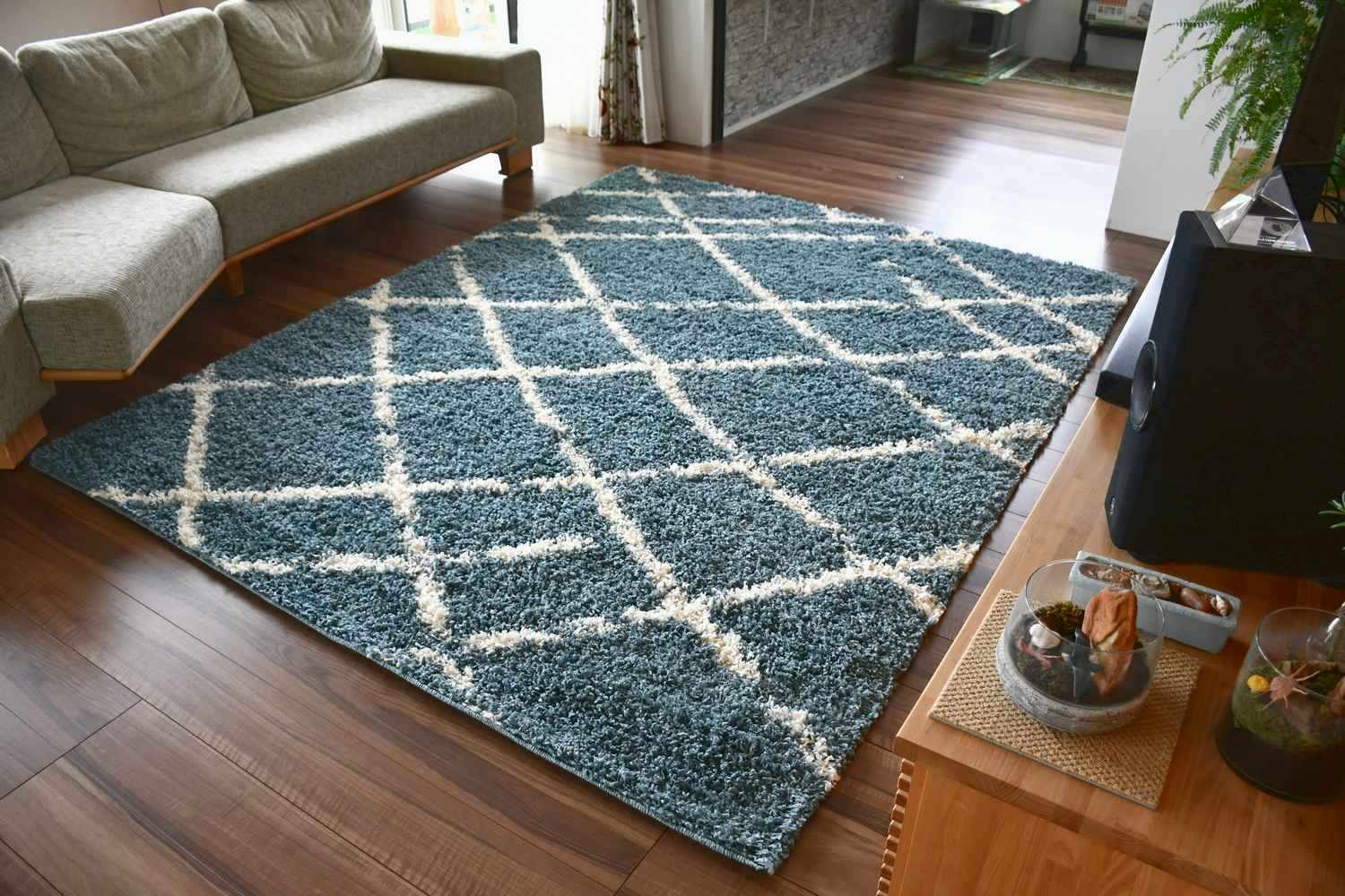 シャギーラグ ラグ 北欧 3畳 160×230 シャギー 絨毯 じゅうたん 