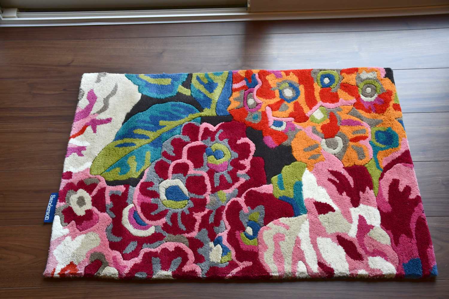 玄関マット マット おしゃれ 極厚 厚手 ウール 訳あり 絨毯 ラグマット Sanderson 品名 廃盤 サンダーソン 60 90cm 北海道 絨毯 ラグ専門店 大漁カーペット