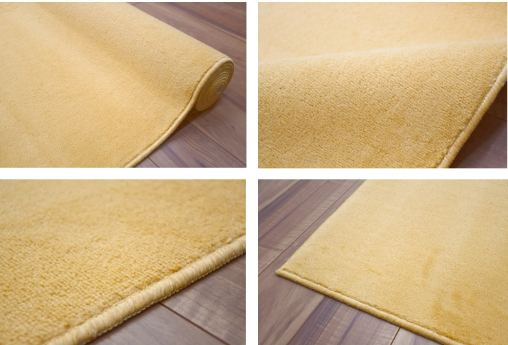 カーペット 6畳 絨毯 じゅうたん 日本製 ブラウン アイボリー グレー ブルー グリーン ブラック 抗菌防臭 人気 サイズ 六畳 シンプル