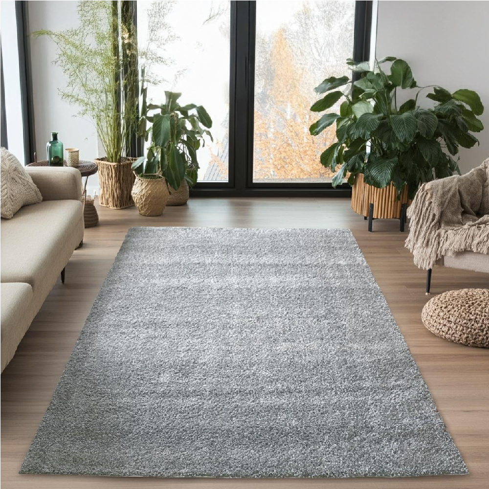 グレー ラグ シャギー 画像