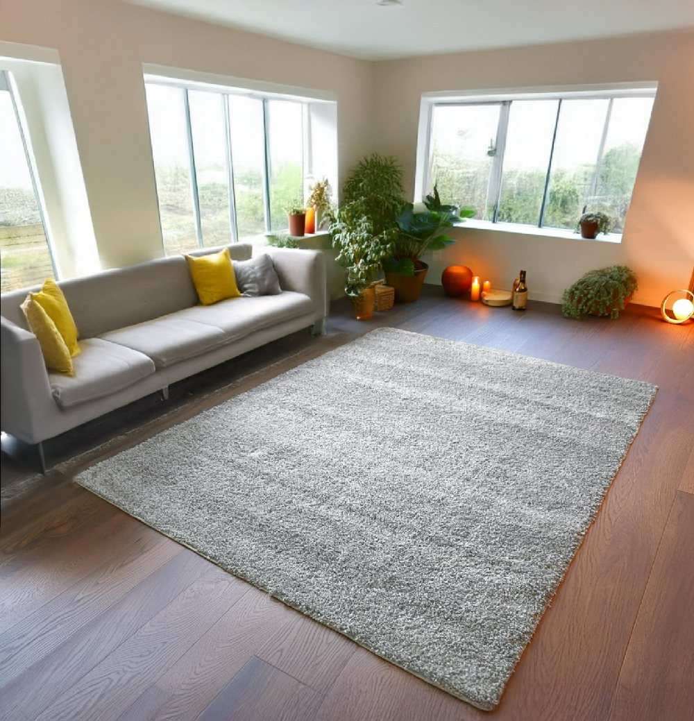 グレー ラグ シャギー 画像