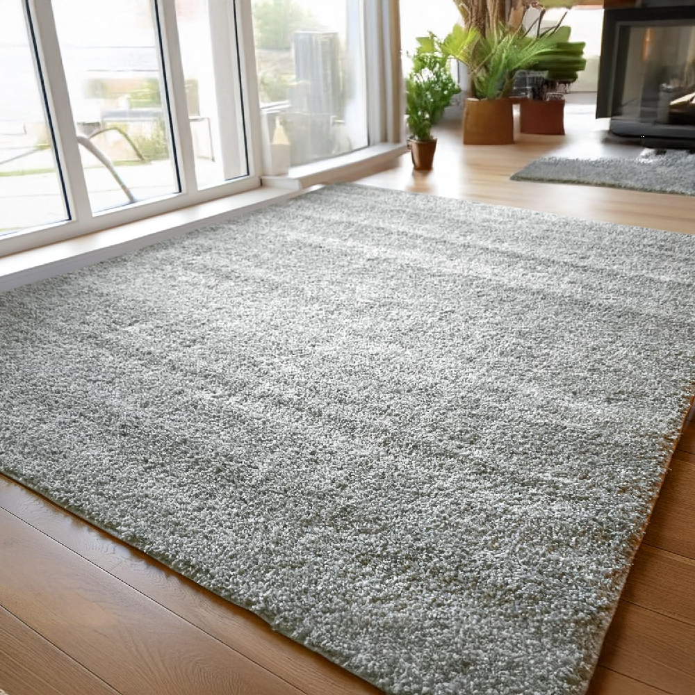 グレー ラグ シャギー 画像