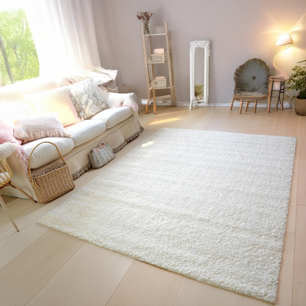 ラグ シャギー おしゃれ 1.5畳 133×190cm 北欧 厚手 絨毯 カーペット