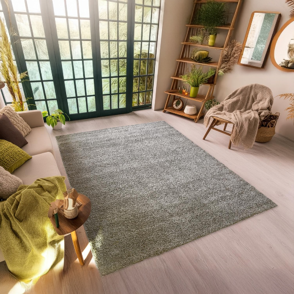 ベージュ ラグ シャギー 画像