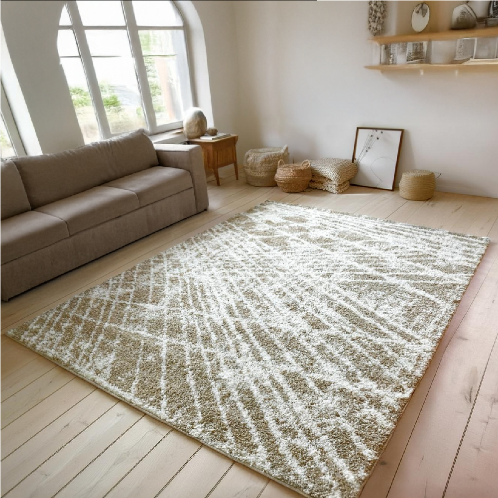 ラグ シャギー おしゃれ 2畳 200×200cm 北欧 クール モダン 厚手 絨毯