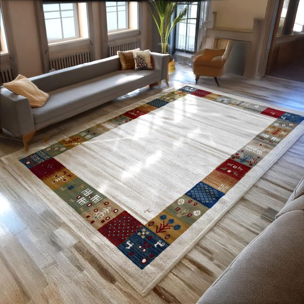 ギャッベ ラグ 4畳 3畳 200×300 ラグマット 厚手 絨毯