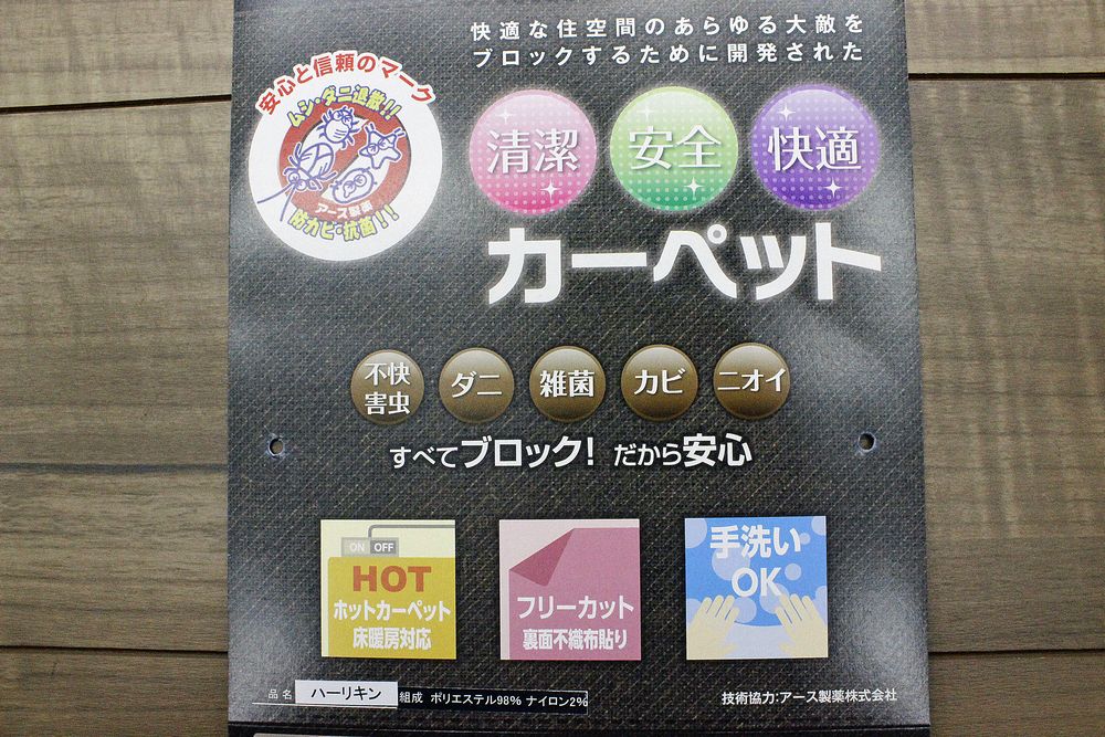 ラグおしゃれ 防ダニ
